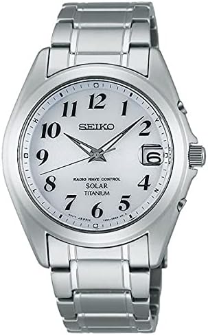 Seiko SBTM223 Men's Wristwatch, Titanium, Solar Radio, Reinforced for Daily Use (10 ATM), Waterproof, Bracelet Type, Bracelet Type