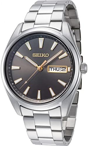 SEIKO Mens Essential SS Gray DIAL