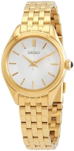 SEIKO Quartz White Dial Ladies Watch SUR538