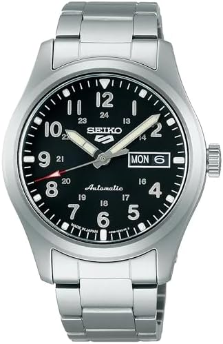 SEIKO 5 Sports Automatic Black Dial Unisex Watch SRPJ81
