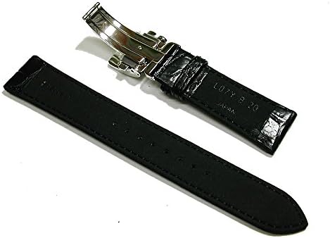 SEIKO 20mm Watch Band Mechanical Pleasage Genuine Belt Crocodile Black SARD005 SARD009 Genuine L07Y017J9 Men's