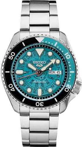 SEIKO 5 Sports Automatic Watch for Men | 5 Sports - Day/date Calendar, Lumibrite Hands and Markers, Rotating Bezel, 100m Water-Resistant, 4R36 Movement