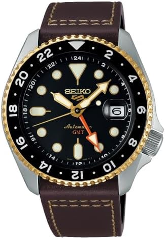 SEIKO 5 Sports SKX GMT Automatic Black Dial Men's Watch SSK036