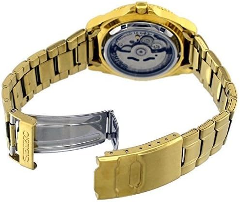 Seiko 5 Sports #SNZB26J1 Men's Japan Gold Tone Stainless Steel 100M Automatic Dive Watc1 by Seiko Watches