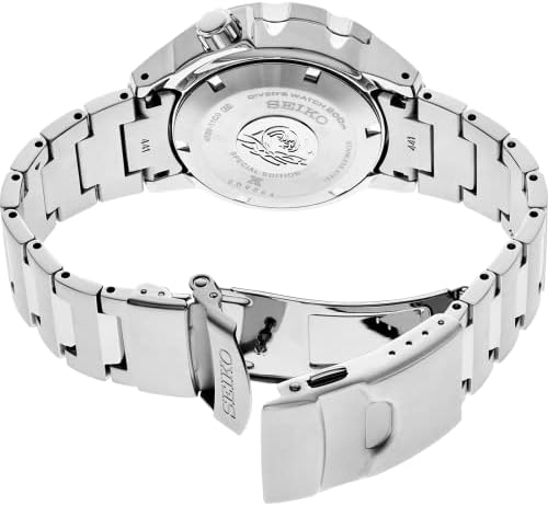 Seiko SRPG57 Men's - Prospex - Automatic Diver Watch, Blue Dial, Stainless Steel, 200M Water Resistant with Day/Date Display