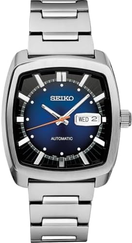 SEIKO Men's Automatic Watch - Recraft Series | Stainless Steel Case and Bracelet, Day/date Calendar, 50m Water Resistant, 41 Hour Power Reserve