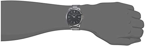 SEIKO SUR311 Watch for Men - Essentials - Black Dial, Date Calendar, LumiBrite Hands, Stainless Steel Case & Bracelet, and 100m Water Resistant