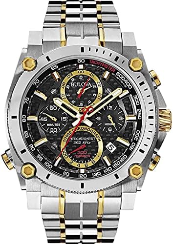 Bulova Men's Precisionist Black Dial Watch - 98B228