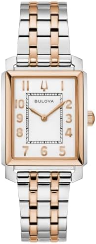 Blanco Dial Acero Inoxidable Brazalete Sutton 98L328 | Bulova