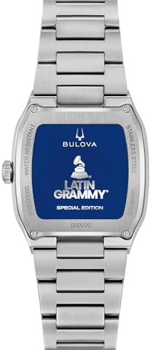 Bulova Millennia Latin Grammy Special Edition Silver Dial Stainless Steel Watch 35mm - 96A336