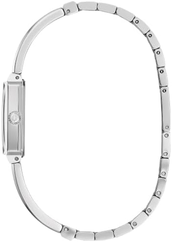 Bulova Ladies' 2 Hand Diamond Quadra 18.5mm Stainless Steel 96P271