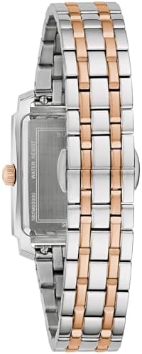 Bulova Sutton White Dial Two-Tone Stainless Steel Watch 25mm - 98L328