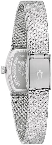 Bulova Goddess of Time Blue Sodalite Dial Stainless Steel Mesh Bracelet Watch 17mm - 96L343