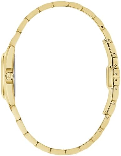 Bulova Surveyor Pink Dial Gold-Tone Stainless Steel Watch 23mm - 97L187