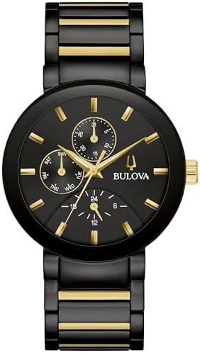 Bulova Men's Quartz Modern Bulova Ion-Plated Two-Tone Stainless Steel