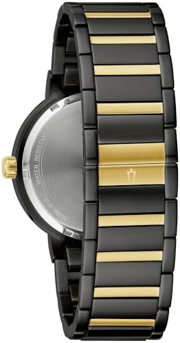 Bulova Men's Quartz Modern Bulova Ion-Plated Two-Tone Stainless Steel
