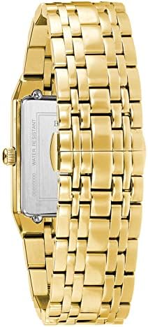 Bulova Men's Modern Quadra Watch 97D120, Yellow, One Size, 97D120-AMZUK