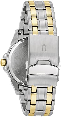 Bulova Men's Classic Two-Tone Stainless Steel 3-Hand Automatic Watch, Skeleton Dial, 43mm Style: 98A146