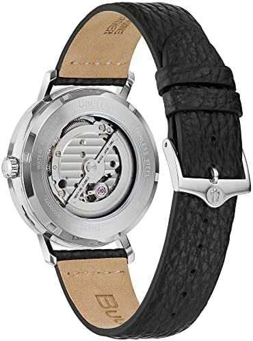 Bulova Men's Vintage Aerojet 4-Hand Automatic Watch, Open Aperture, Hack Feature, 24 Hour Time, Calendar Date, Double Curved Mineral Crystal, Luminous Hands, 41mm
