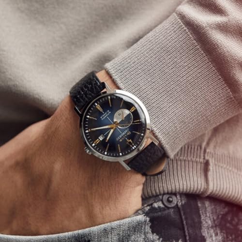 Bulova Men's Vintage Aerojet 4-Hand Automatic Watch, Open Aperture, Hack Feature, 24 Hour Time, Calendar Date, Double Curved Mineral Crystal, Luminous Hands, 41mm