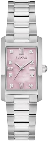 Bulova Ladies' Classic Diamond Two-Tone Stainless Steel 3-Hand Quartz Watch, Rec...