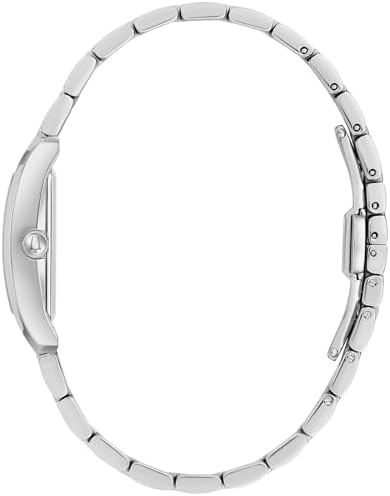 Bulova Ladies' Classic Diamond Two-Tone Stainless Steel 3-Hand Quartz Watch, Rectangle