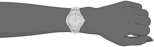 Bulova Ladies' Crystal Phantom Stainless Steel 2-Hand Quartz Watch, 440 Crystals and Pave Dial Style: 96L243