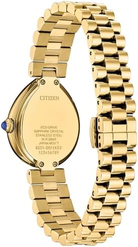 CITIZEN L Rainell Gold-Tone Stainless Steel Bracelet Watch 26mmx31mm - EM1202-50P