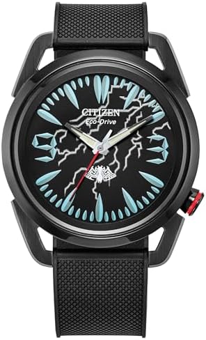 Citizen Men's Eco-Drive Venom Lethal Protector Box Set, Stainless Steel Case, Black Polyurethane Strap (Model: AW2065-41W)