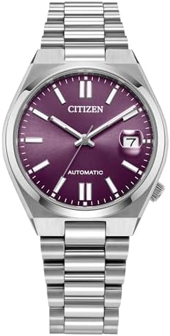 CITIZEN Ladies TSUYOSA Automatic Purple Dial Stainless Steel Watch 37mm - NJ0200-50W