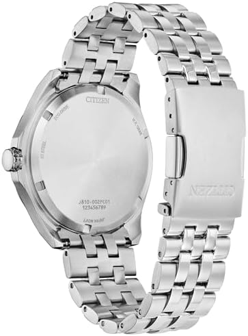 Citizen Men's Eco-Drive Dress Classic Corso Watch, Stainless-Steel Bracelet and Case, Black Dial (Model: AW1740-54H)