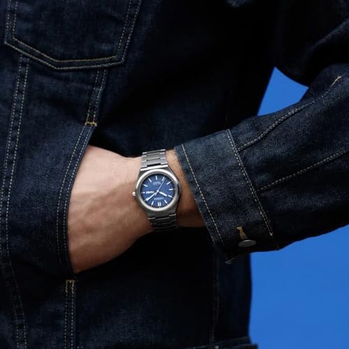 Citizen Men's Eco-Drive Zenshin Three-Hand Blue Dial Super Titanium Watch 39mm - AW0130-85L