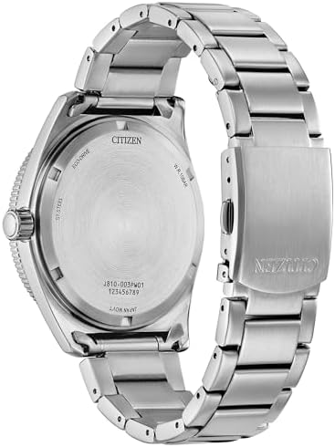 Citizen Mens Eco-Drive Terra Force, Silver-Tone Stainless Steel Case & Bracelet with Blue Dial (Model: AW1886-59L)