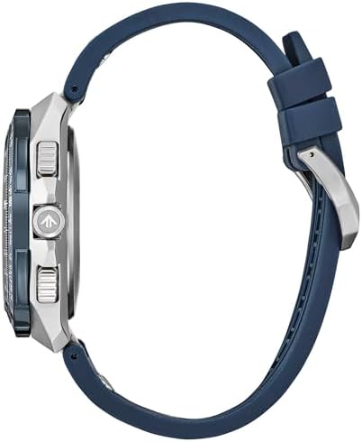 Citizen Men's Eco-Drive Promaster Sikorsky Watch, Blue Dial, Blue Rubber Strap, Atomic Timekeeping (Model: JY8156-00L)