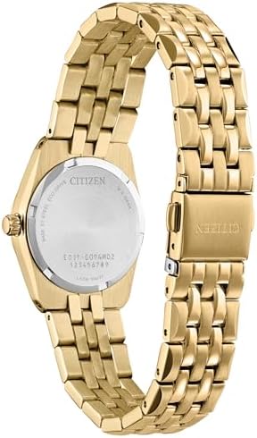 Citizen Ladies Eco-Drive Dress Classic Corso Watch, Diamond-Accented Bezel, 3 Hand, Date