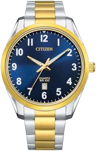 Citizen Men's Quartz Dress Watch with Stainless Steel Strap