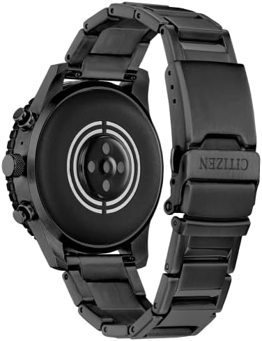 Citizen CZ Smart PQ2 44MM Sport Smartwatch with YouQ App with IBM Watson AI and NASA research, Wear OS by Google, HR, GPS, Fitness Tracker, Amazon Alexa, iPhone Android Compatible, IPX6 Rating