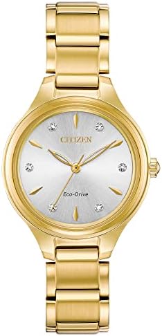 Citizen Eco-Drive Corso Womens Watch, Stainless Steel, Diamond
