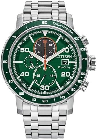 Citizen Men's Eco-Drive Weekender Brycen Chronograph Watch Stainless Steel Case