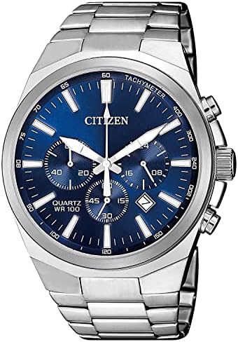 Citizen Quartz Mens Watch, Stainless Steel, Classic