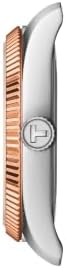 Tissot Ballade 34mm, Swiss Quartz Watch for Women, Stainless Steel Case, Silver Dial, T1562102203101