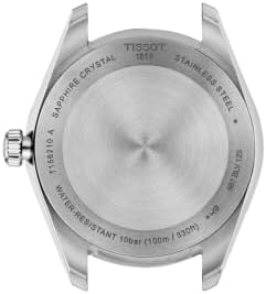 Tissot Ballade 34mm, Swiss Quartz Watch for Women, Stainless Steel Case, Silver Dial, T1562102203101