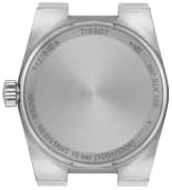 Tissot PRX Quartz 25mm, Swiss Quartz Watch for Women, Stainless Steel Case, Black Dial with Diamond Hour Markers, T1370101105600