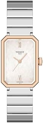 Tissot SRV 30mm, Swiss Quartz Watch for Women, Stainless Steel Case, White Mother of Pearl Dial, T1601102111300