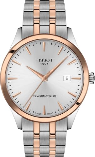 Tissot Classic Dream 40mm, Swiss Automatic Watch for Men, Stainless Steel Case, Silver Dial, T1584071103101