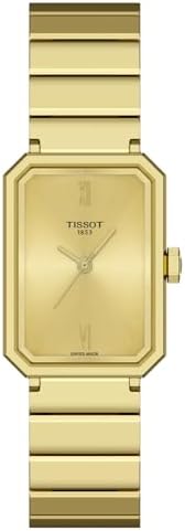 Tissot SRV, Swiss Quartz Watch for Women, Stainless Steel Case, Champagne Dial, T1601103302300