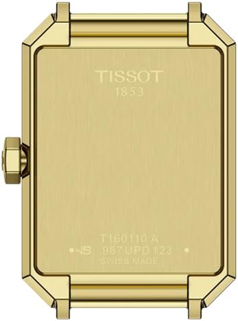 Tissot SRV, Swiss Quartz Watch for Women, Stainless Steel Case, Champagne Dial, T1601103302300