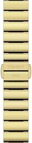 Tissot SRV, Swiss Quartz Watch for Women, Stainless Steel Case, Champagne Dial, T1601103302300