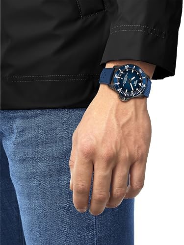 Tissot Seastar 2000 Professional Powermatic 80, 44mm, Automatic Swiss Movement, Watch for Men, Stainless Steel Case, Gradient Blue Dial