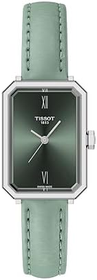 Tissot SRV, Swiss Quartz Watch for Women, Stainless Steel Case, Green Dial, T1601101609300